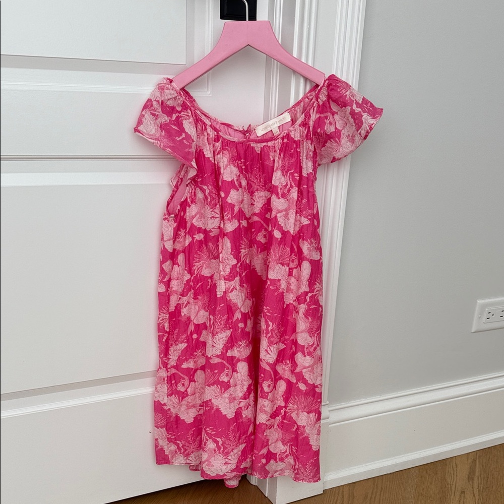 LoveShackFancy Pink Floral Kids Dress (worn once)